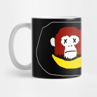 A Pirate Monkey Jolly Roger Flag Mug